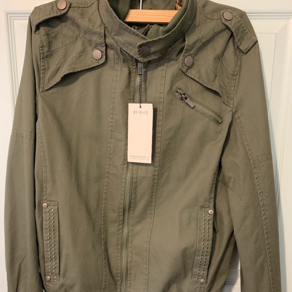 Gesiweier Army Green Unisex BomberJacket